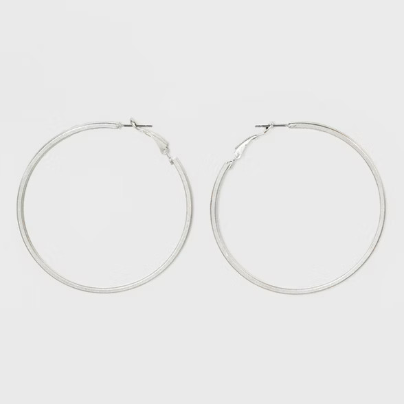 Thin Circle Hoop Earrings - Universal Thread™ | Target