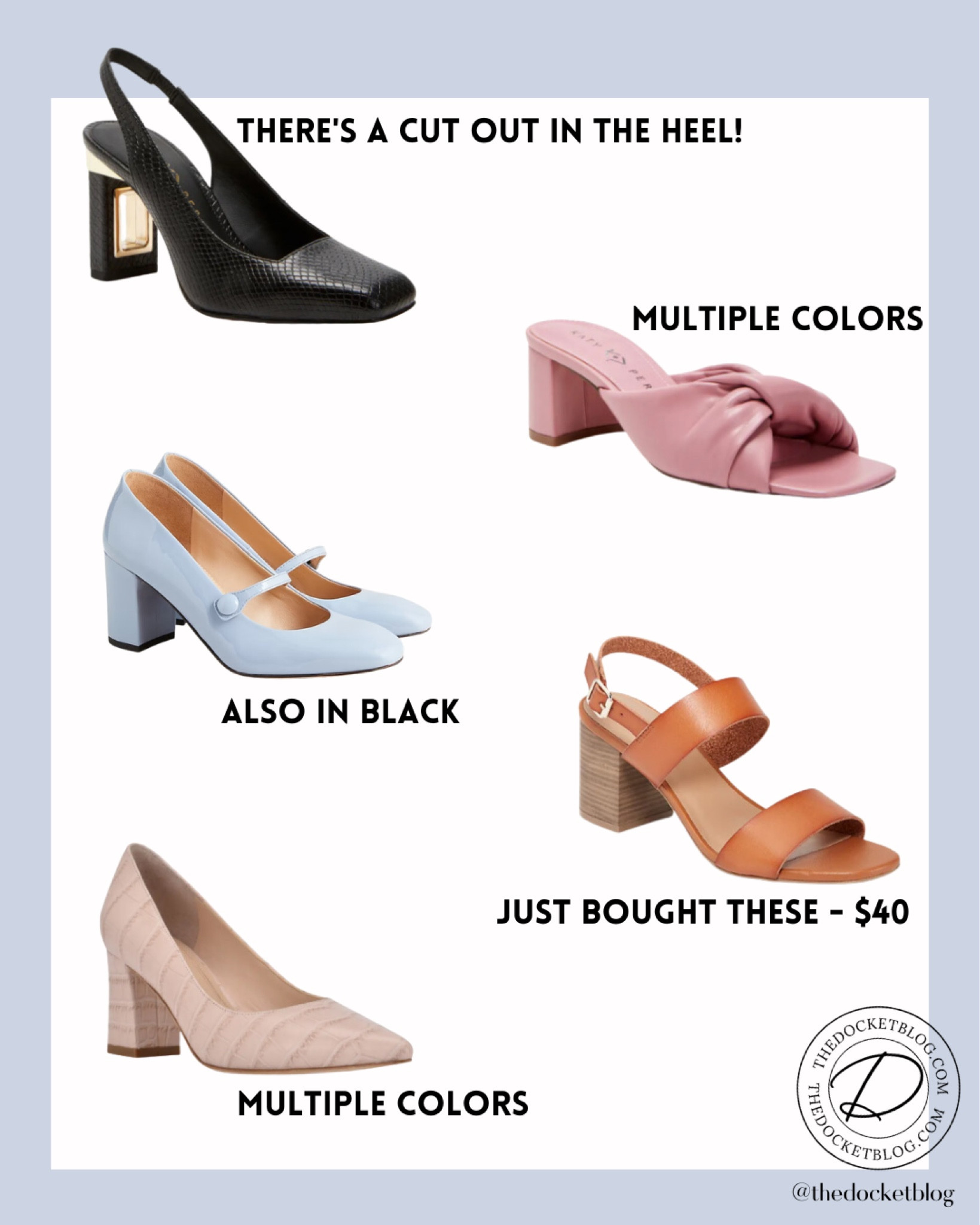 Chunky block heel shoes 

Business professional workwear and business casual workwear and office outfits 

#LTKstyletip #LTKshoecrush #LTKworkwear