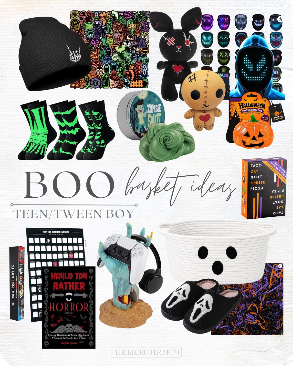 We all know the boys are always harder to shop for 😂👻 Boo Basket ideas for teen + tween boys with games, spooky stuff, socks and a few things they’ll actually use. 🔗👇

#LTKSeasonal #LTKHome #LTKKids