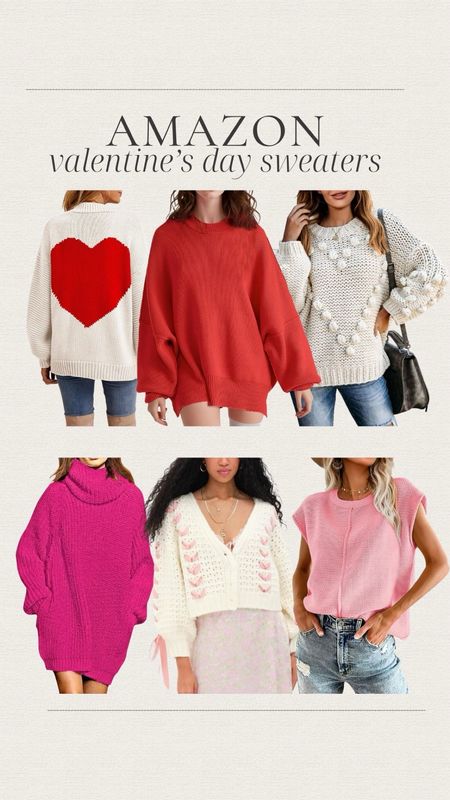 The cutest Valentine’s Day sweaters from Amazon!
Trending | holiday | pink | heart | red

#LTKstyletip #LTKSeasonal #LTKfindsunder50
