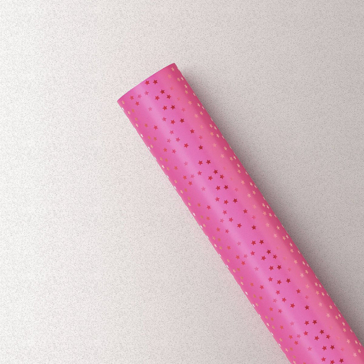 20 sq ft Reversible Glitter/Star Christmas Gift Wrap Pink/Silver - Wondershop™ | Target