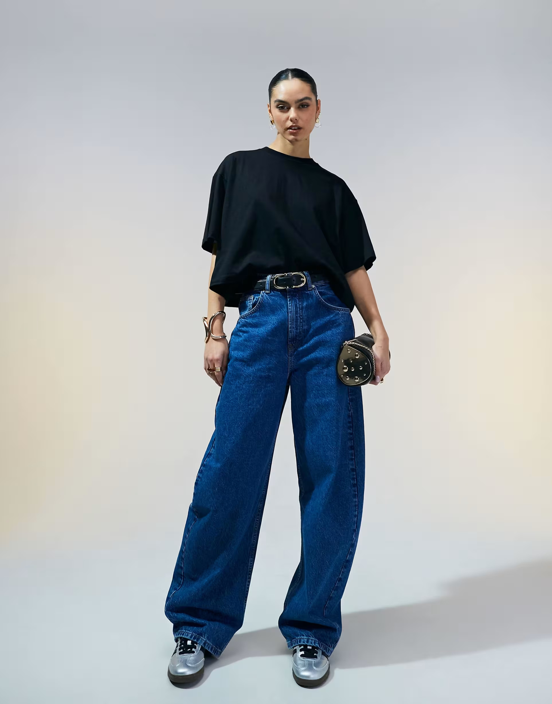 ASOS DESIGN boxy cropped t-shirt in black | ASOS | ASOS (Global)