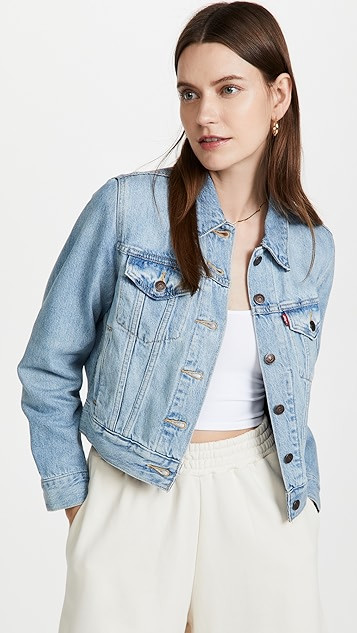 Shrunken Trucker Jacket | Shopbop