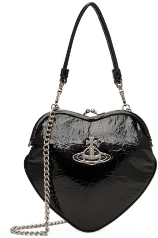 Vivienne Westwood - Black Belle Heart Frame Bag | SSENSE