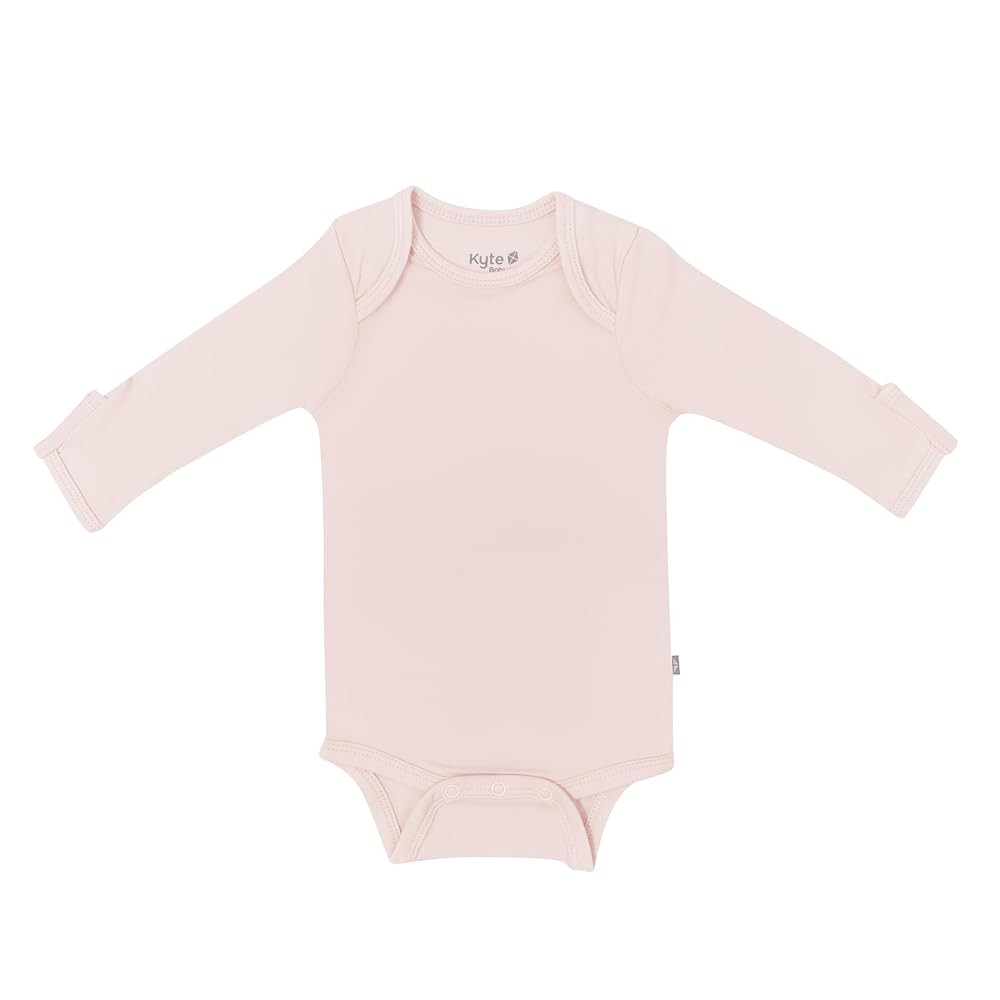 KYTE BABY Soft Bamboo from Rayon Long Sleeve Unisex Bodysuit, 0-24 Months | Amazon (US)