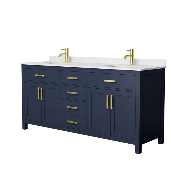 Beckett 72" Double Bathroom Vanity Set | Wayfair North America
