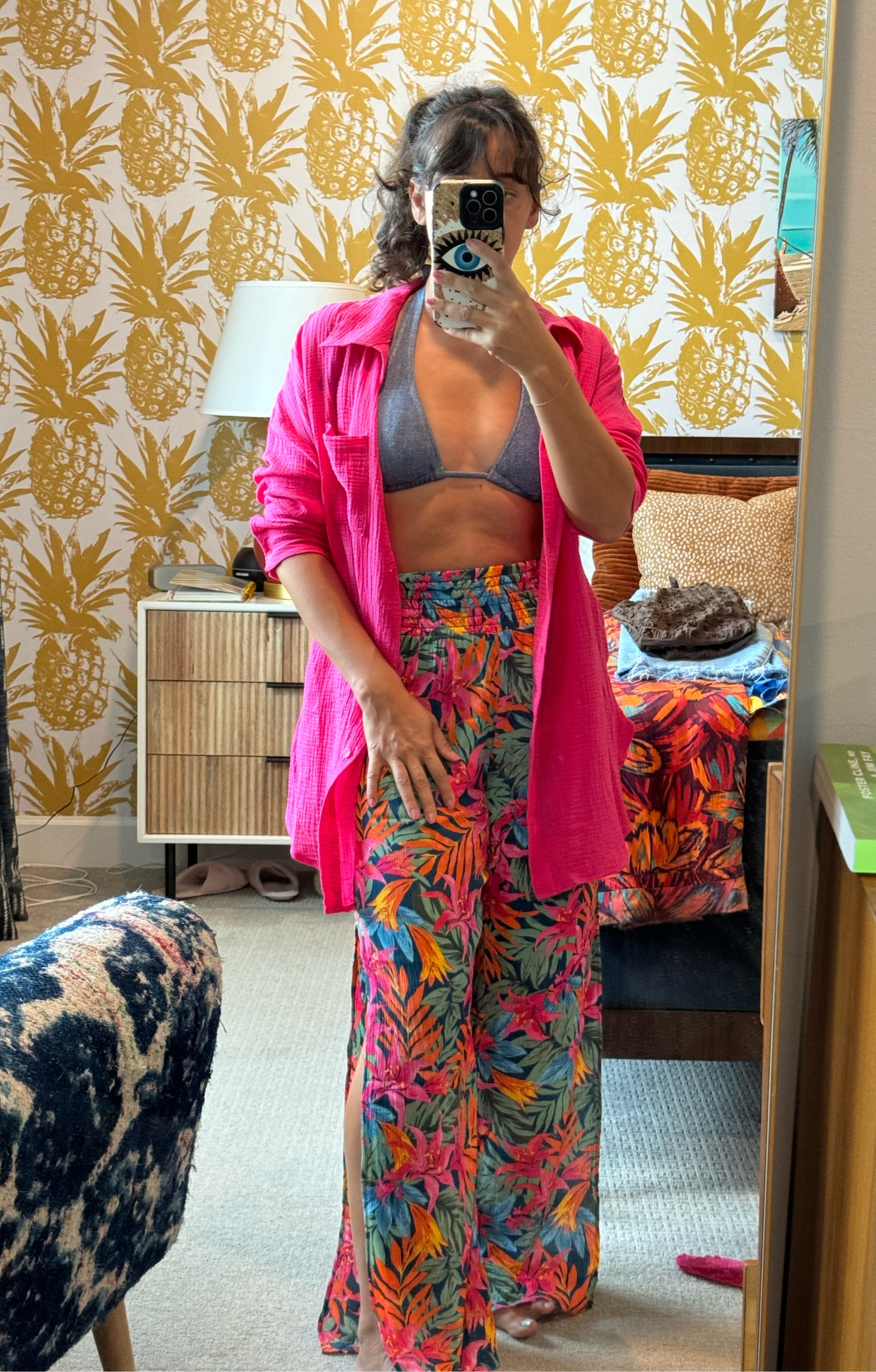Totally Obsessed with this beach coverup and swimsuit and you will be too! I am wearing a size small in everything.  Very flattering, comfortable and easy to mix and match. 

#LTKOver40 #LTKSwim #LTKStyleTip