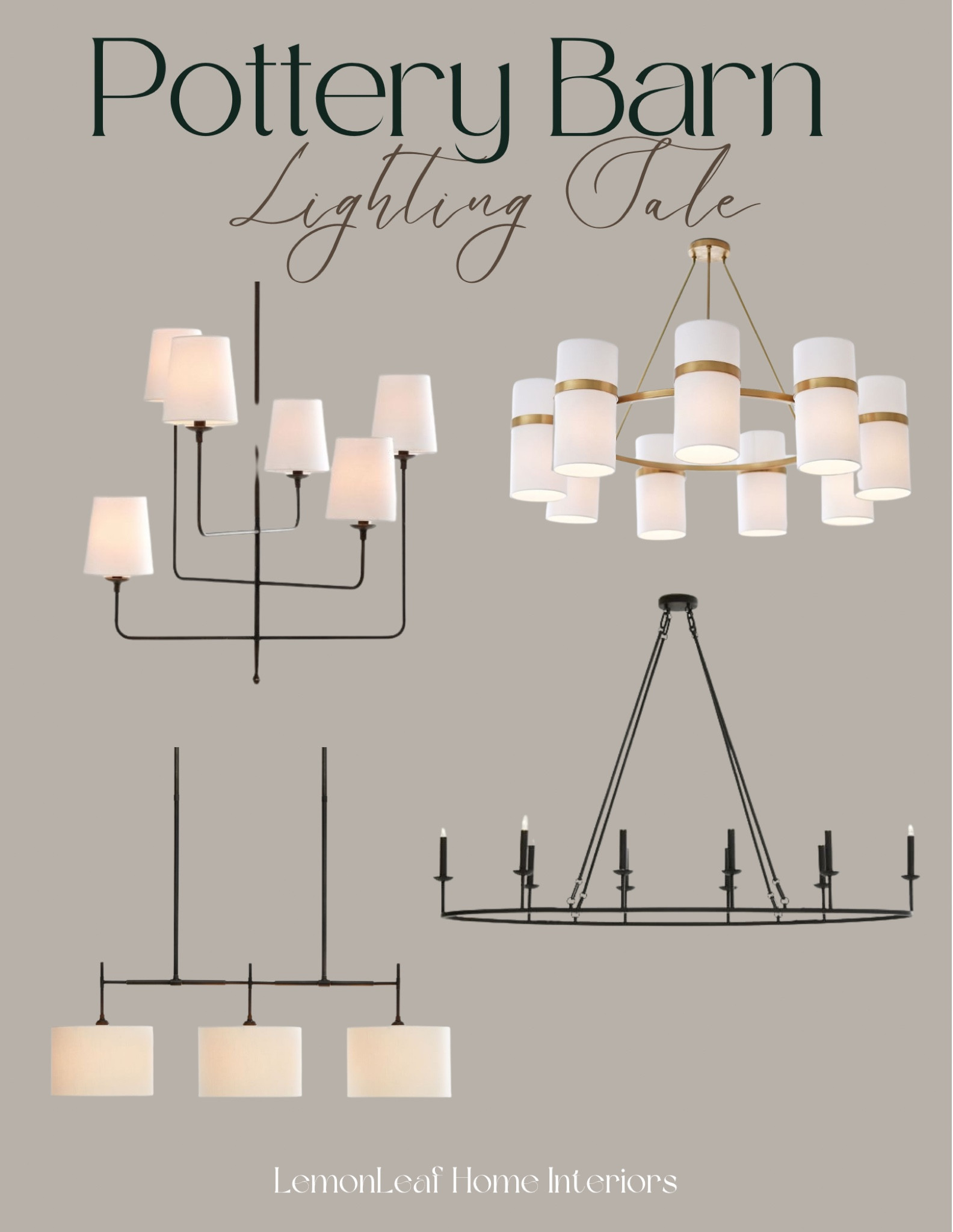 Pottery Barn lighting on sale. Memorial Day sales 



#LTKFind #LTKhome #LTKsalealert