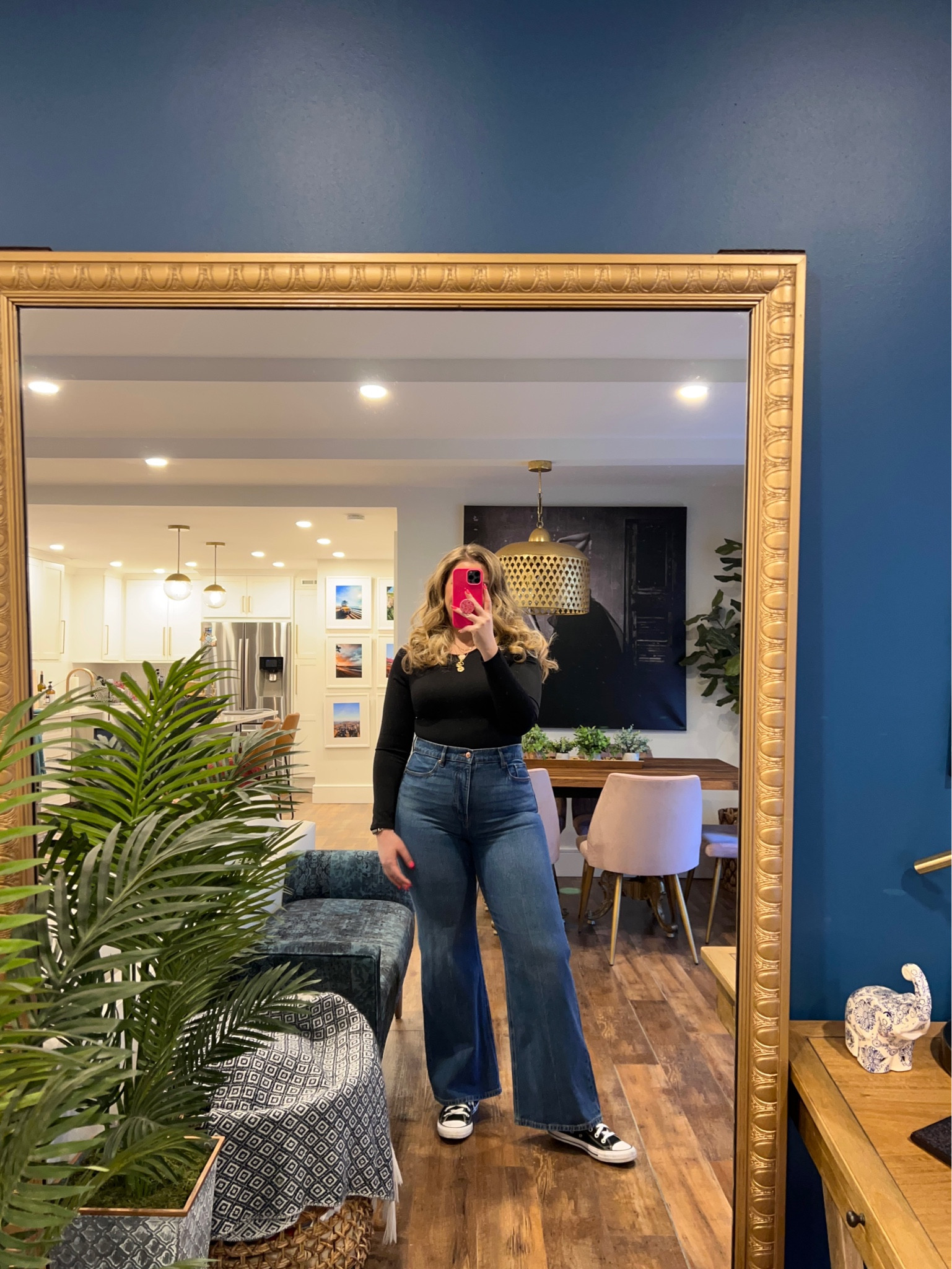 Jeans from loft, wearing a size 30. 

Bodysuit Amazon wearing a large

#LTKmidsize #LTKstyletip #LTKfindsunder50