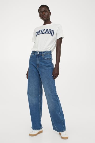 Wide High Jeans | H&M (US + CA)