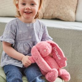 Personalised Peony Pink Bunny Soft Toy | My 1st Years (Global)