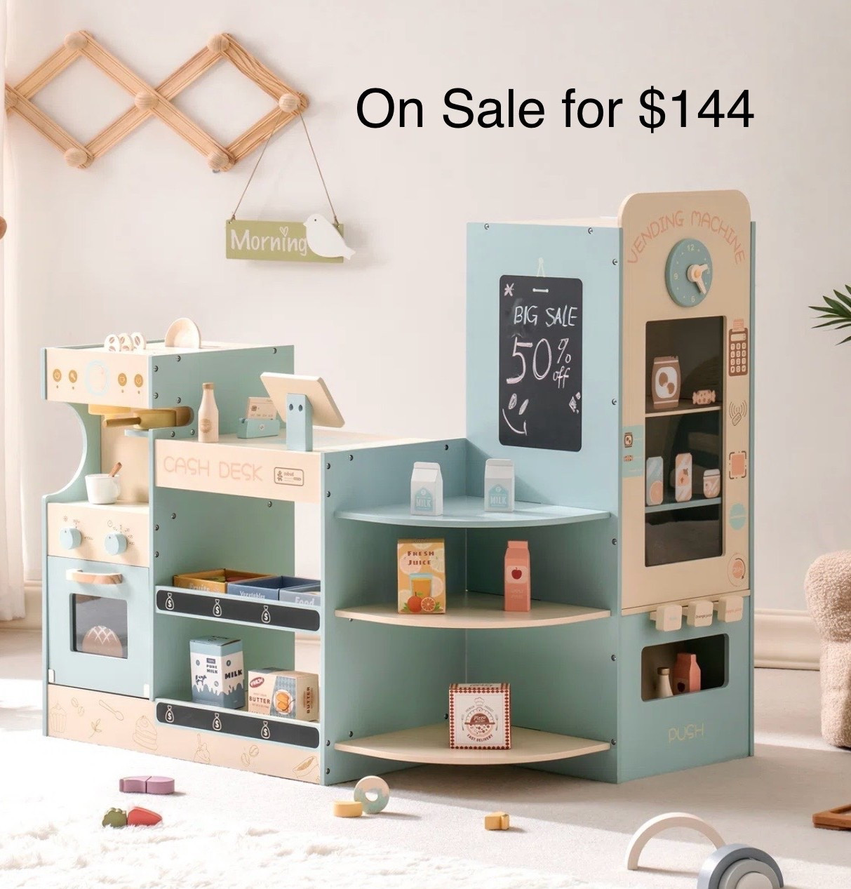 Wooden play market and kitchen set

#LTKSaleAlert #LTKKids