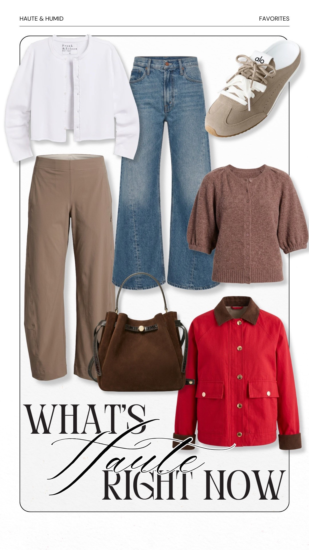 Fall favorites are starting to take over my closet. I’m loving the mix of rich brown, red, soft knits and great denim for putting together outfits as the weather starts to change.

fall fashion, fall outfit ideas, fall favorites, wide leg jeans, fall cardigan, red jacket, brown accessories, casual fall outfits, transitional style, fall shoes, women’s fashion, hauteandhumid

#LTKootd #LTKSeasonal #LTKOver40