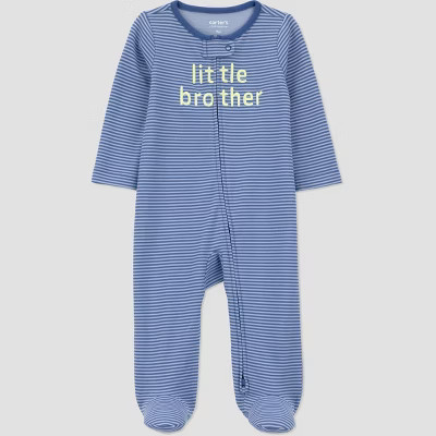 Carter's Just One You®️ Baby Boys' Little Brother Sleep N' Play - Blue 9M | Target