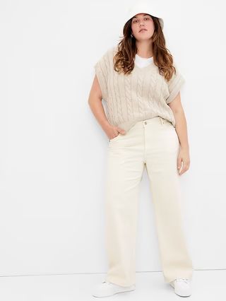 Low Rise Stride Wide-Leg Jeans | Gap (CA)