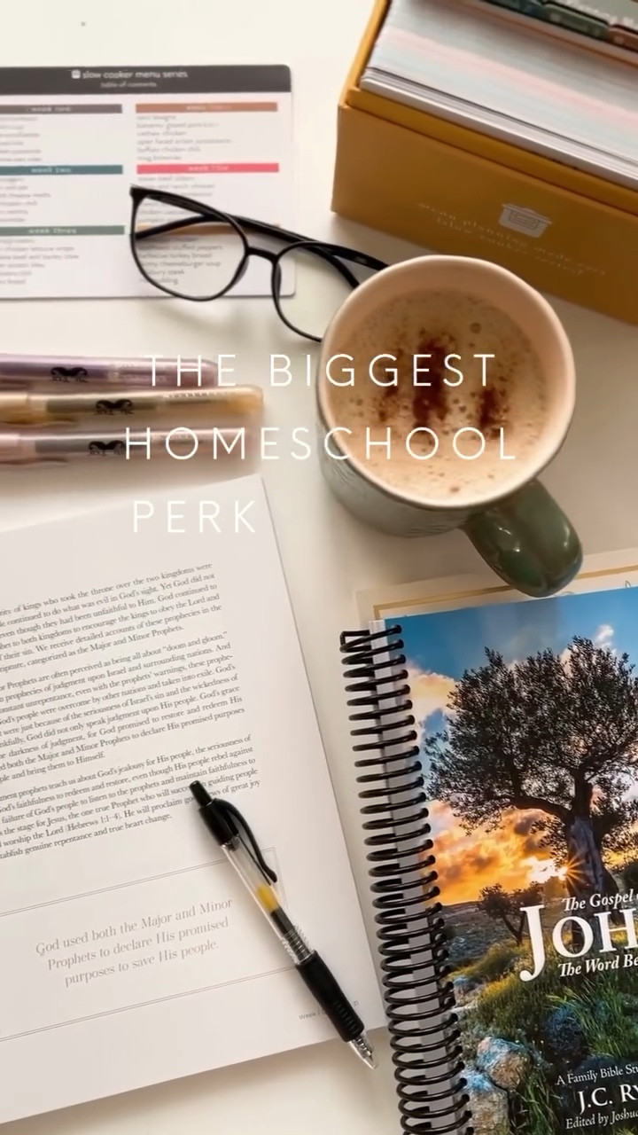 The work of teaching my children to take in and process ideas for themselves had an unexpected benefit.

Self education is a core value of a Charlotte Mason education, and it is essentially doing the work of feeding your mind for nourishment. 

The perk I never saw coming was the lesson in this for myself. More than anything or anyone, my children watch me. They observe what I consume physically and mentally, and how I choose to spend my time.

Homeschooling has provided me with opportunity for and awareness of discipline in ensuring my own nourishment.

That could sound like work, and on many days it is, but I like to think of it as a work perk. 

#charlottemasoninspired #homeschoolmom #motherculture #dailygraceco #generationscurriculum #passionatepennypincher