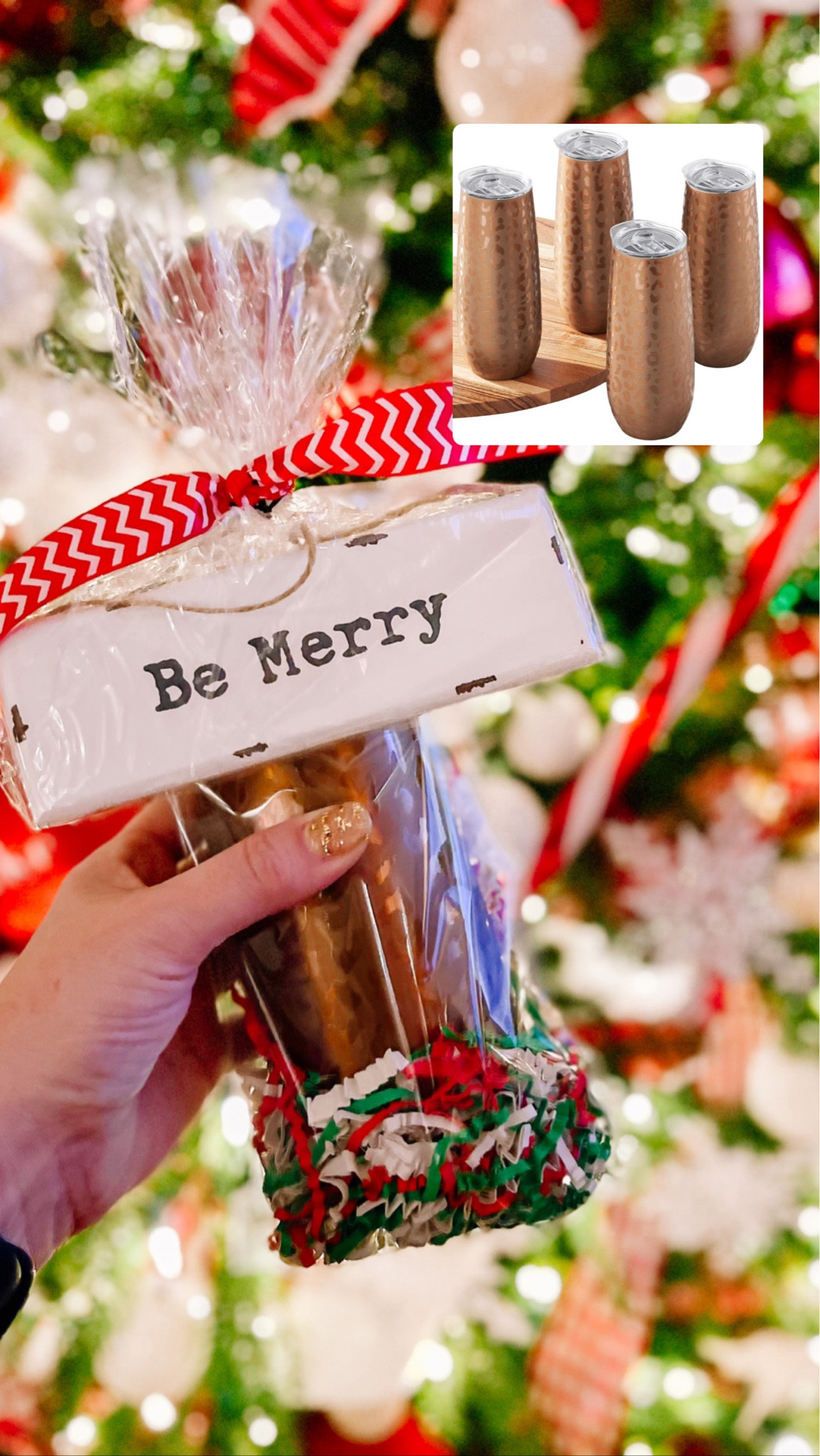 Teacher Gift Alert!  This 4 pack of copper tumblers is the perfect cost effective gift for teachers, co workers, friends and caregivers. Add some candy inside and bag it up nicely. Added Ornament or gift card is optional!

#LTKGiftGuide #LTKSeasonal #LTKHoliday