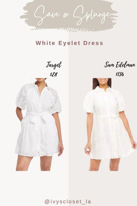 White eyelet dress 

#LTKxTarget #LTKsalealert