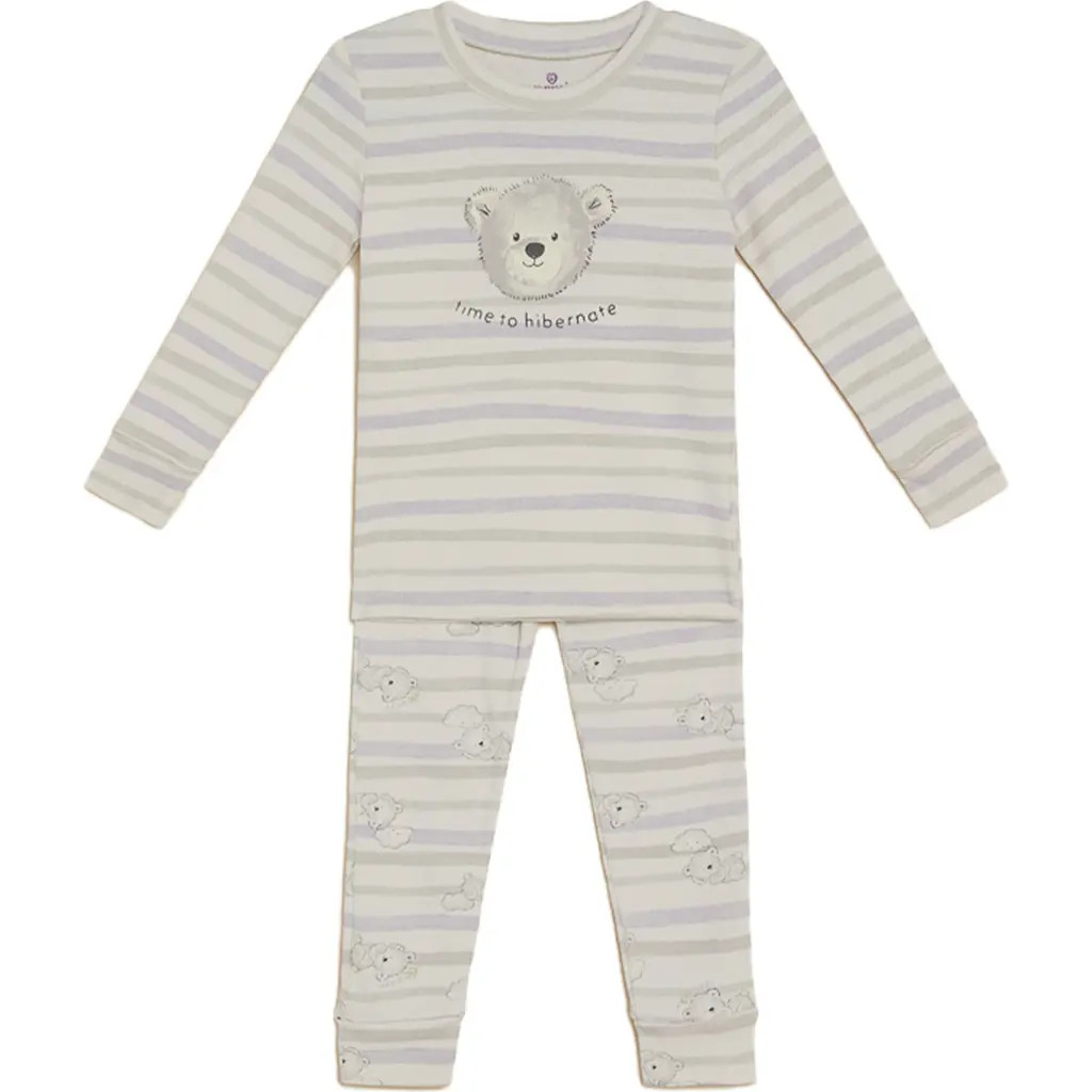 Warmies Marshmallow Bear PJ Set at Nordstrom, Size 4T | Nordstrom