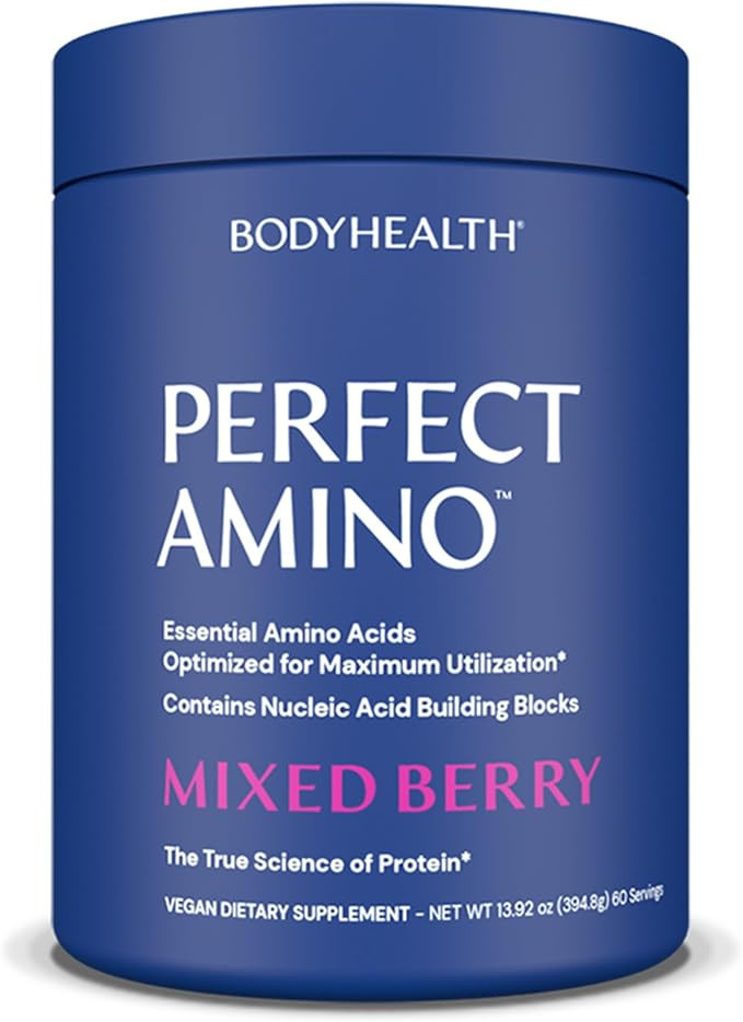 BodyHealth PerfectAmino Powder - BCAA and EAA Powder for Pre and Post Workout - Amino Acid Energy... | Amazon (US)