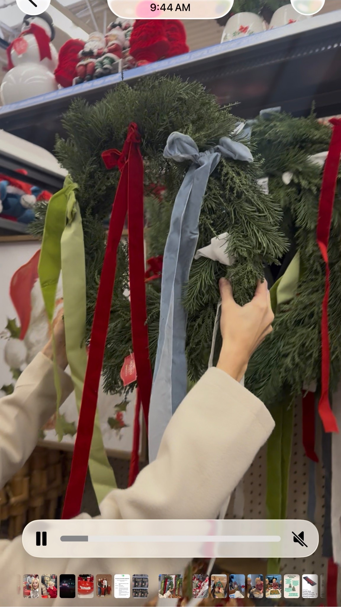 Anthro dupe wreath still in stock at #walmart! #wreath #anthropologie #christmasdecor 

#LTKFindsUnder50 #LTKHoliday #LTKHome