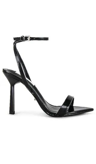 Milos Heel in Black Hi Shine | Revolve Clothing (Global)