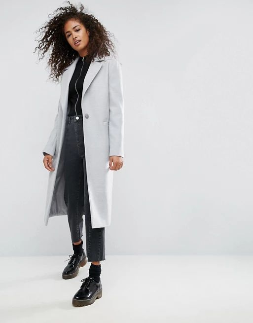 ASOS Longline Boyfriend Coat | ASOS US