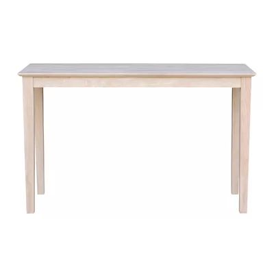 Caswell Console Table Color: Unfinished, Size: 30" H x 48" W x 16" D | Wayfair North America