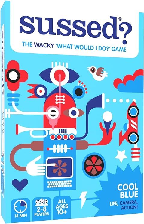SUSSED The Wacky ‘What Would I Do?’ Card Game - Stocking Stuffer for Teens, Boys, Girls - Soc... | Amazon (US)