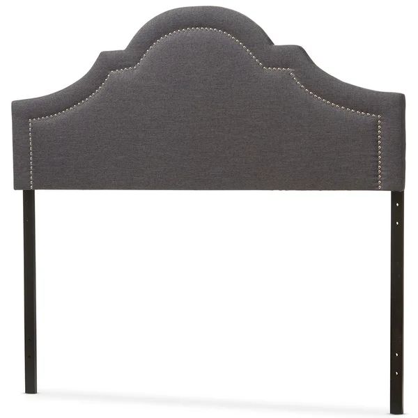 Tori Modern And Contemporary Dark Grey Fabric Upholstered Twin Size Headboard | Wayfair North America