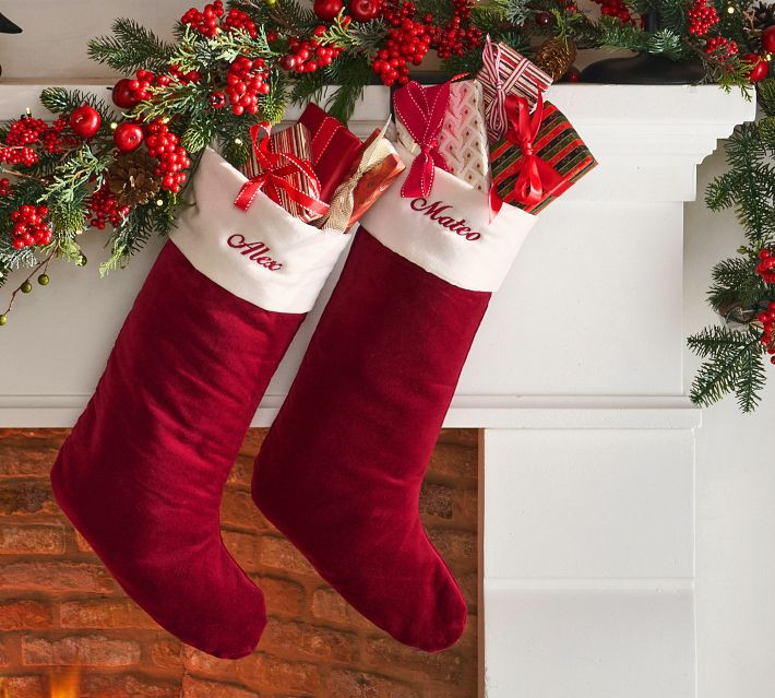 Classic Velvet  Stockings | Pottery Barn (US)