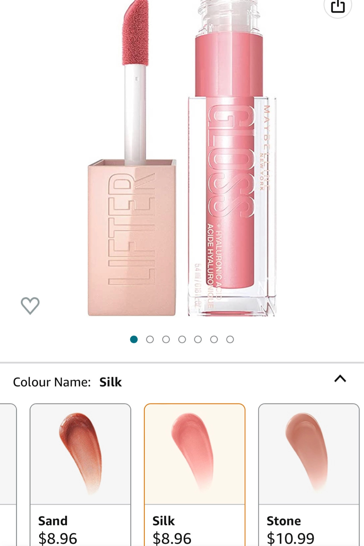 My current fave gloss |Maybelline Silk 004 

#LTKFind