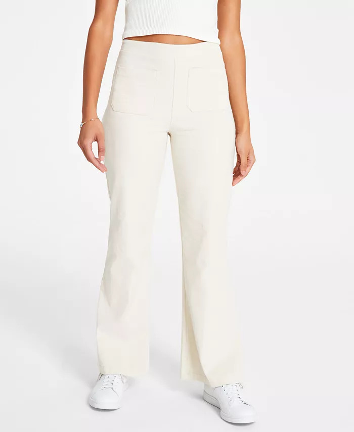 Self Esteem Juniors' Stretch Corduroy Flare-Leg Pants - Macy's | Macy's