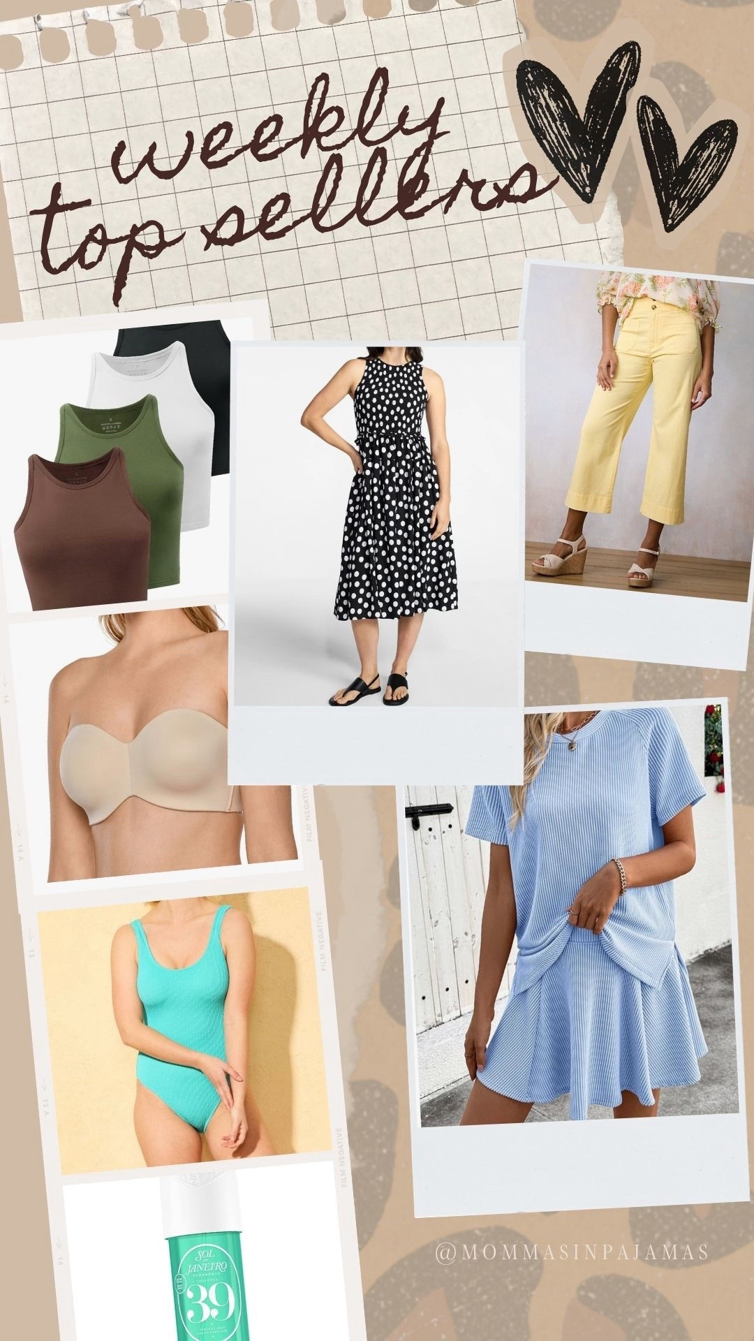 This week was so busy with all the sales, but the bestsellers are still available at great prices:
Walmart polka dot dress
Amazon 4 pack basic tank tops, perfect strapless bra, cutest skort lounge outfit, viral fragrance spray; Kohls butter yellow jeans and Target one piece swimsuit. 

#LTKMidsize #LTKBeauty #LTKSwim