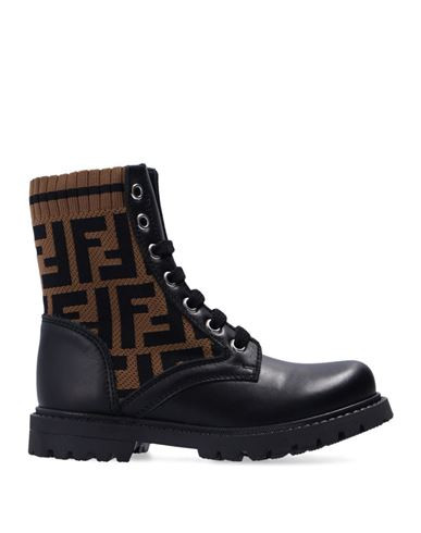 Fendi Fendi Biker Leather Boots Kid Girl Ankle boots Black Size 11C Leather | YOOX (US)