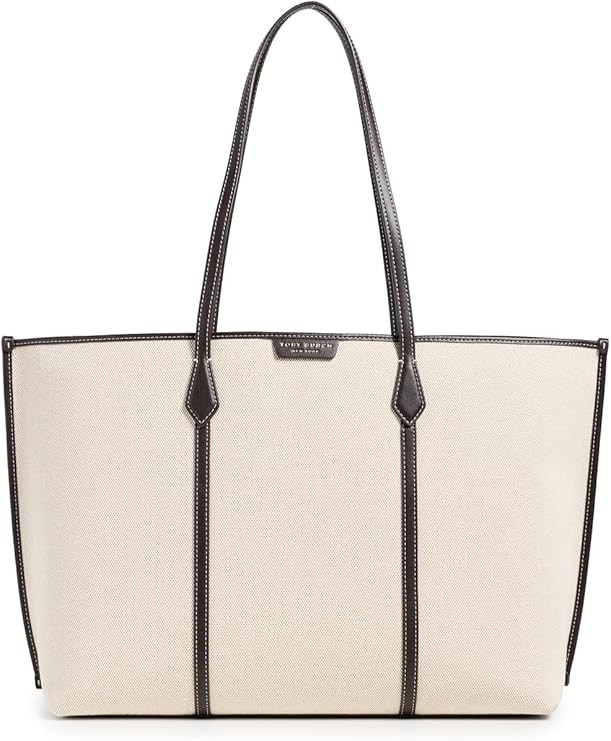 Tory Burch Women's Perry Canvas Tote Bag | Amazon (US)