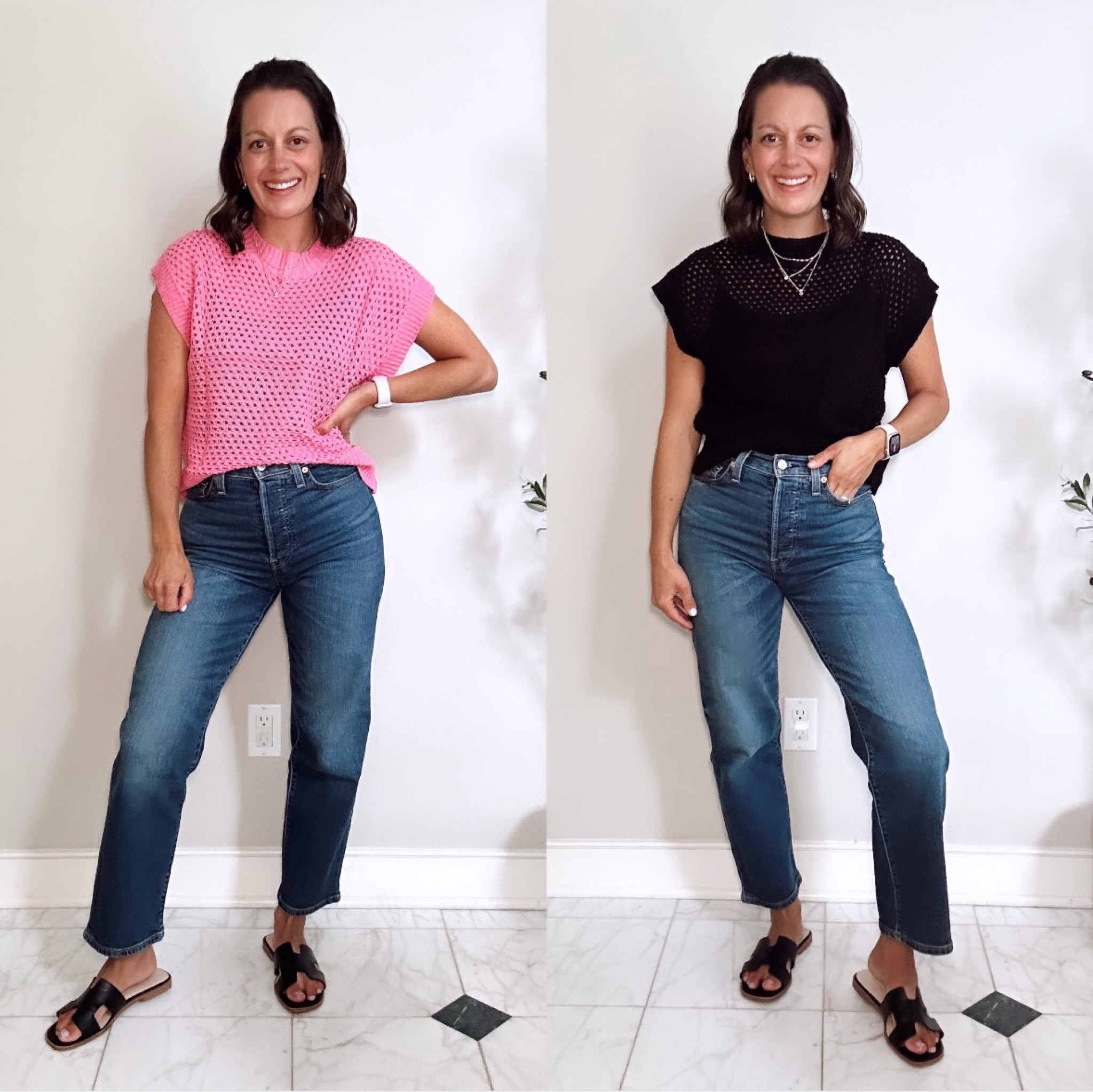 Amazon crochet top with Levi’s ankle length jeans! Both run true to size. 



#LTKOver40 #LTKStyleTip #LTKFindsUnder50