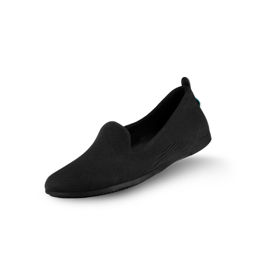 Women's Market Flat - Black | Vessi Footwear