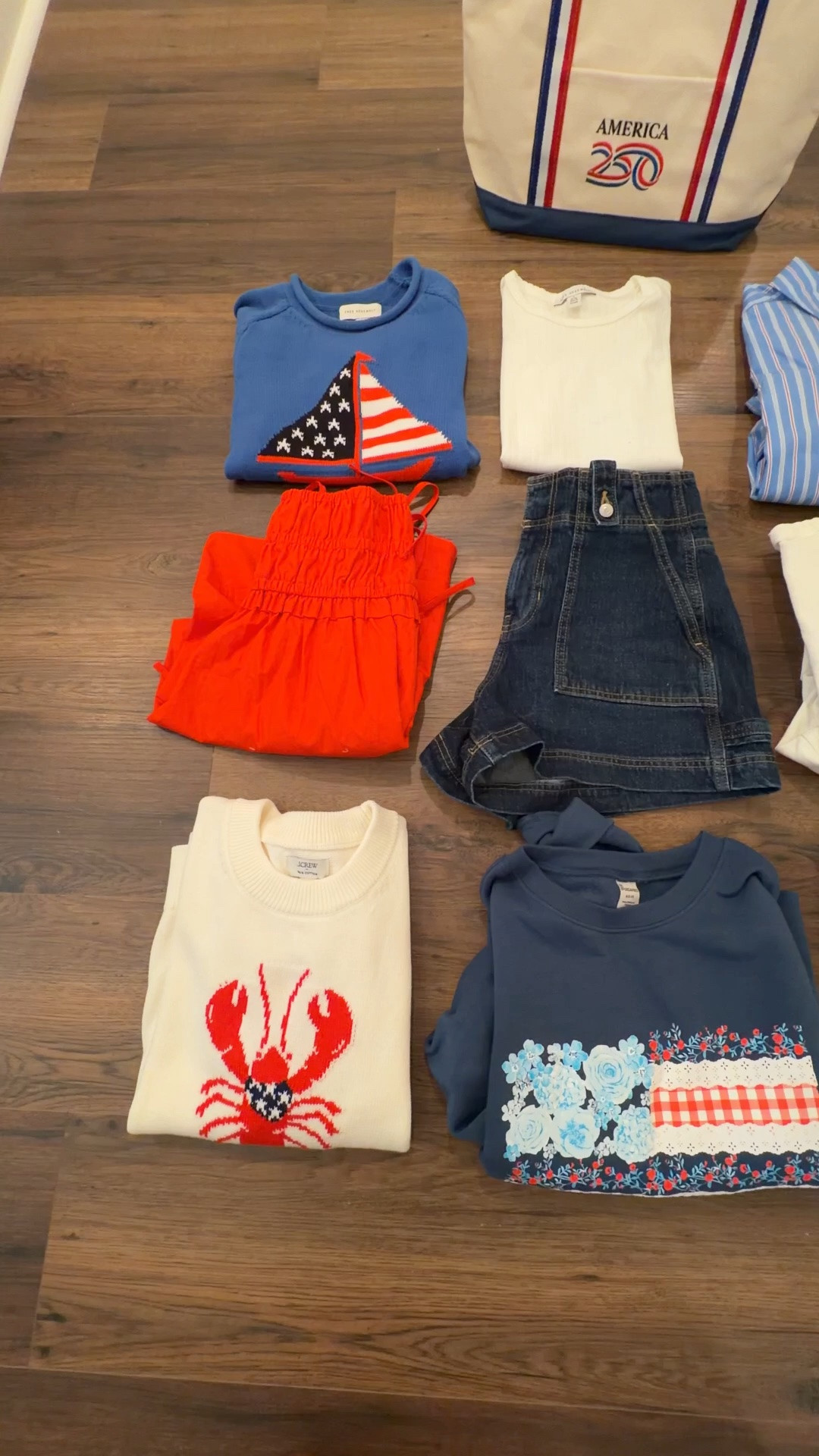 Follow + Comment USA and I’ll send all the links because sometimes the easiest way to get dressed is to stop thinking in outfits and start thinking in pieces. 

This Americana capsule is made up of just 9 pieces that mix and match into so many outfit combinations. Whether you’re headed to a backyard barbecue, a summer vacation, church, or celebrating the Fourth, these pieces work together effortlessly.

Walmart fashion, Americana style, capsule wardrobe, summer capsule wardrobe, Fourth of July outfits, red white and blue outfits, affordable fashion, Walmart finds, summer outfit ideas, classic style, coastal style, teacher style, vacation outfits