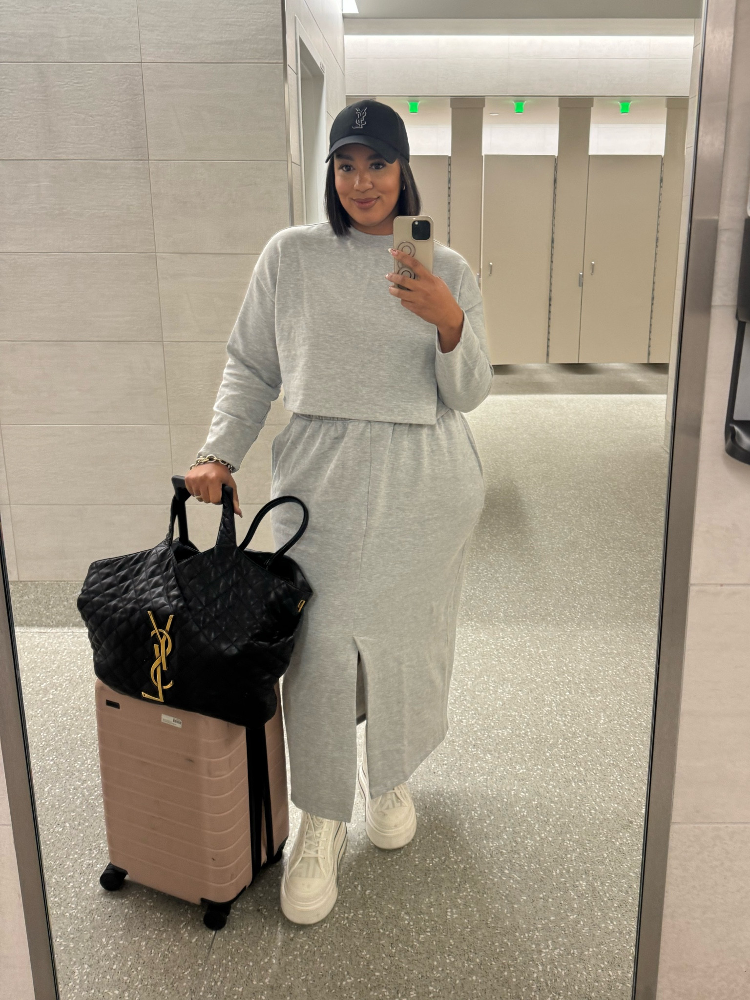 Fall travel fit. This Eloquii set is so cute and comfy for travel! I’m wearing the 14/16 in the top and bottom 

#LTKPlusSize #LTKFindsUnder100 #LTKTravel