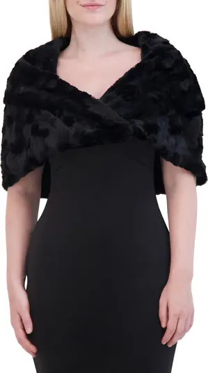 Eliza J Furbie Faux Fur Capelet | Nordstrom | Nordstrom