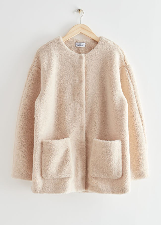 Faux Shearling Coat - Light Beige - & Other Stories GB | & Other Stories (EU + UK)