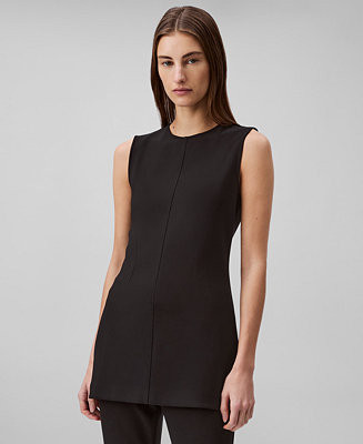 Women's Sleeveless Tailored Knit Tunic | Macy's