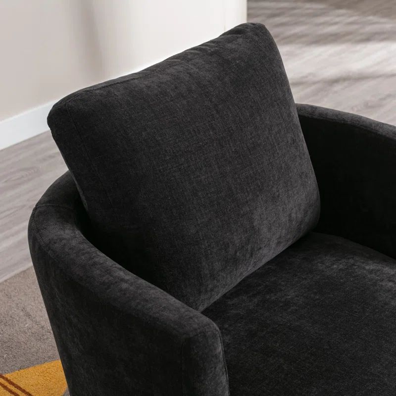 Yelina Upholstered Swivel Barrel Chair | Wayfair North America