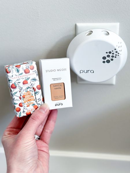 We love our Pura Smart Diffusers—our home always smells amazing! 

For reference our home is 4,500 sq. feet & we have 3 total diffusers; 2 upstairs on opposite sides & 1 in the common area downstairs.

Home Must Haves - Home Fragrance - Anthro Home -  #anthropologie #pura  #homerefresh #fragrance #anthro #homefragrance #summerfragrance #springscent #studiomcgee 

#LTKGiftGuide #LTKfamily #LTKhome