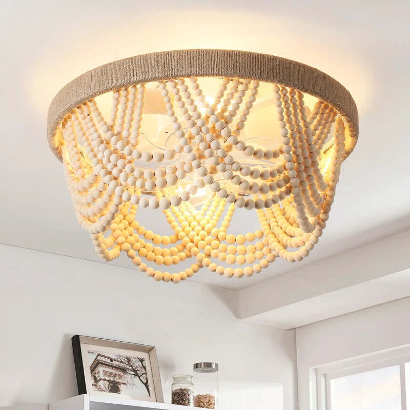 Annadell 20'' Boho Caged Ceiling Fan with Light Kit and Remote Control | Wayfair North America