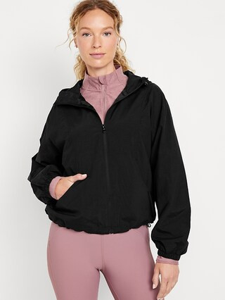 Nylon Performance Zip Jacket | Old Navy (US)