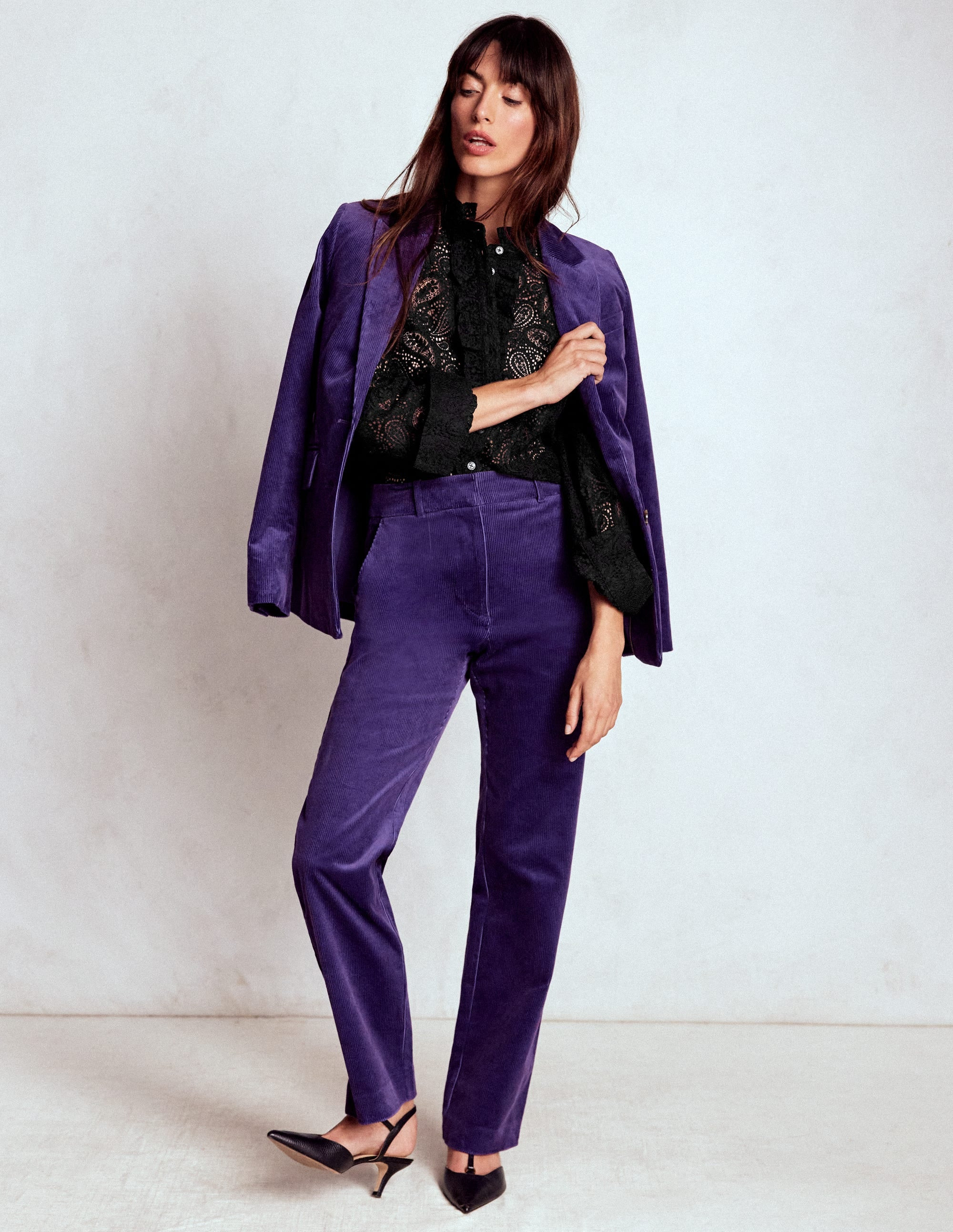 Sasha Lace Top-Black | Boden (US)