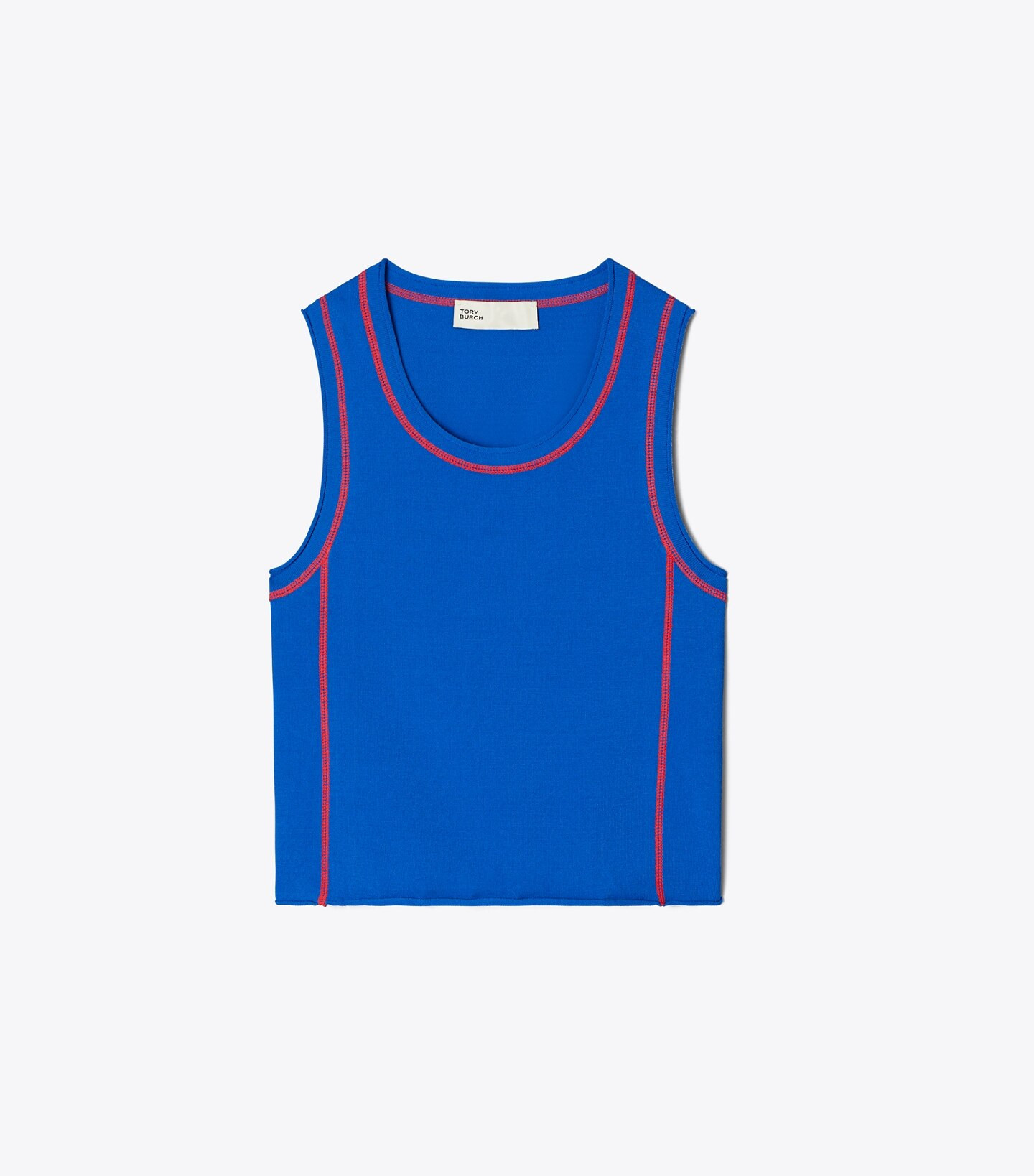 VISCOSE CROPPED KNIT TANK | Tory Burch (US)