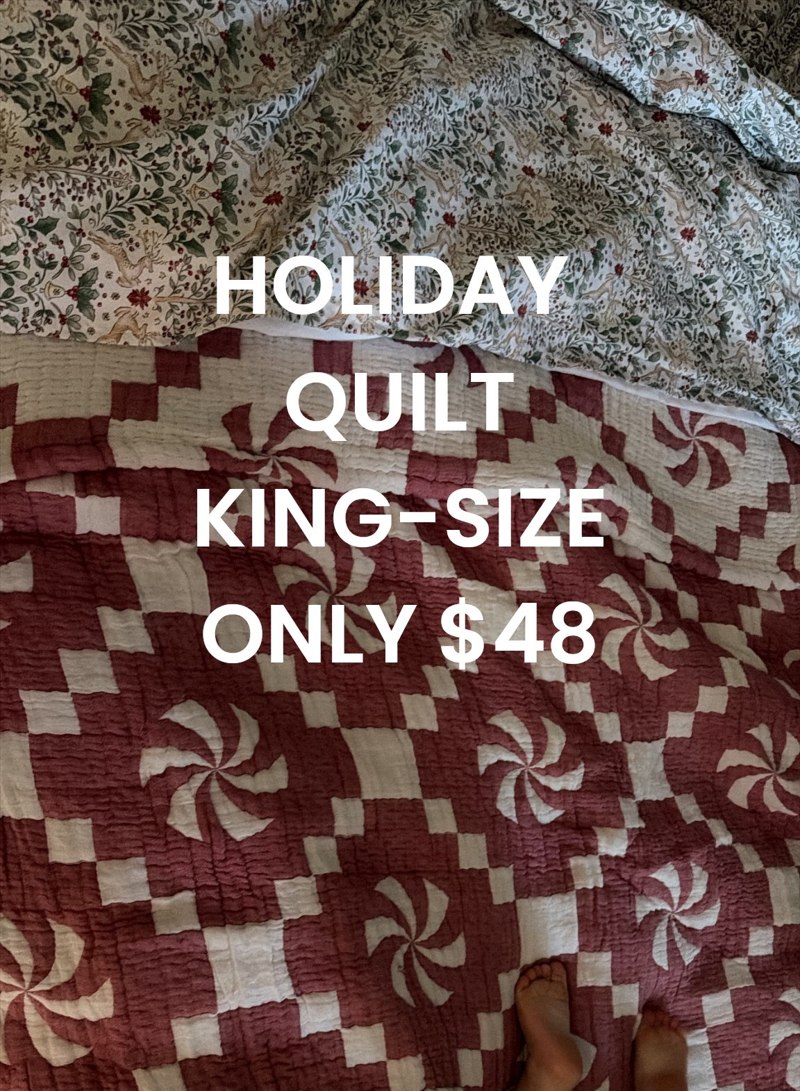 Snag this holiday Christmas quilt!!! 

#LTKHome #LTKGiftGuide #LTKHoliday
